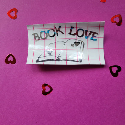 Vinyl-Aufkleber "Book Love"