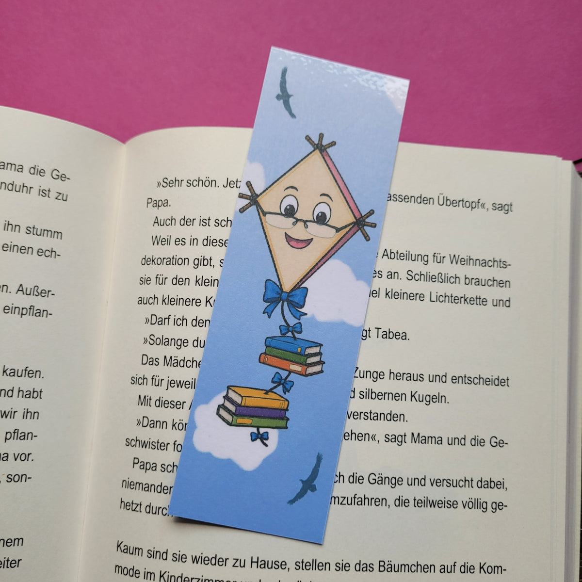 Standard-Lesezeichen "Bücherdrachen"