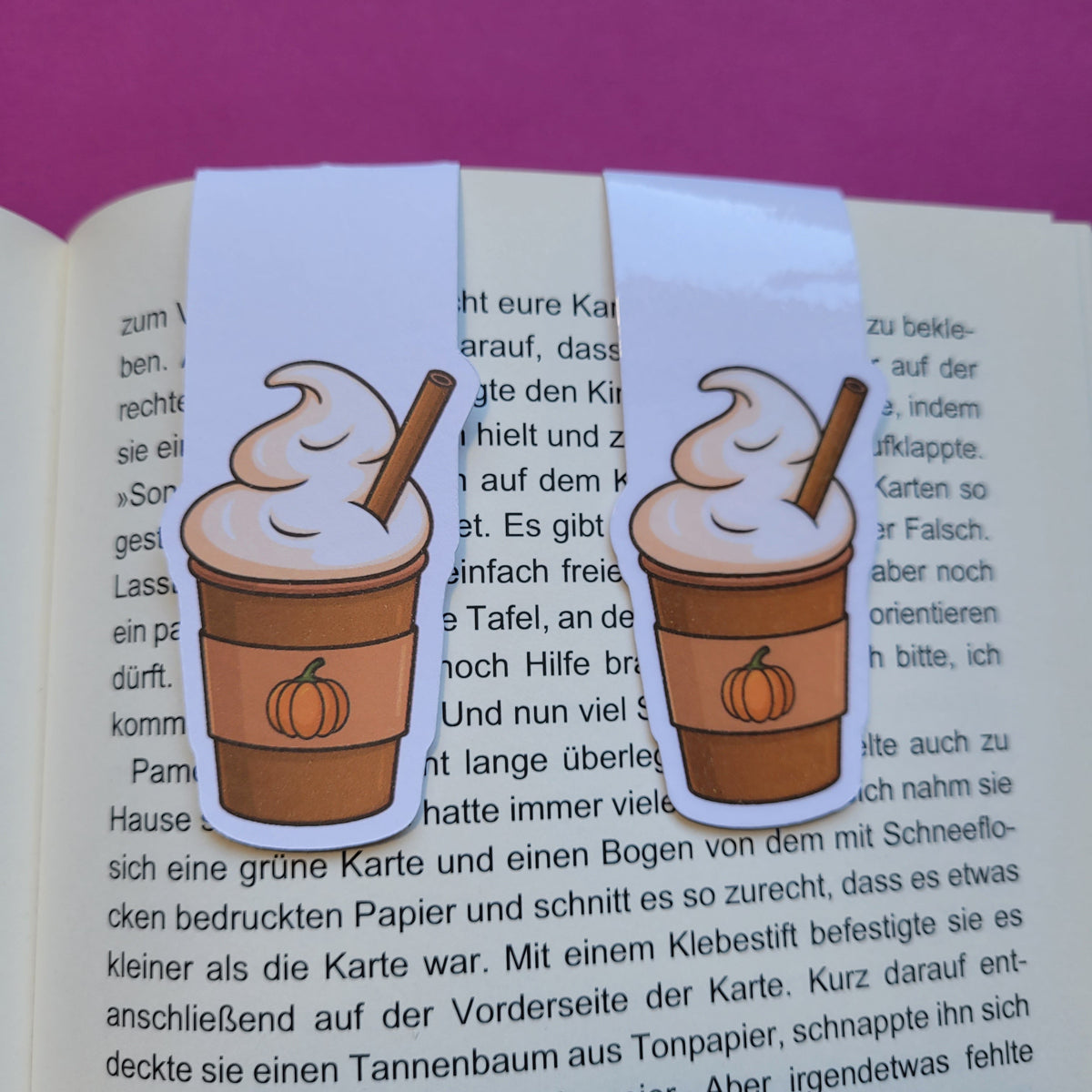 Magnet-Lesezeichen Pumpkin Spice Latte
