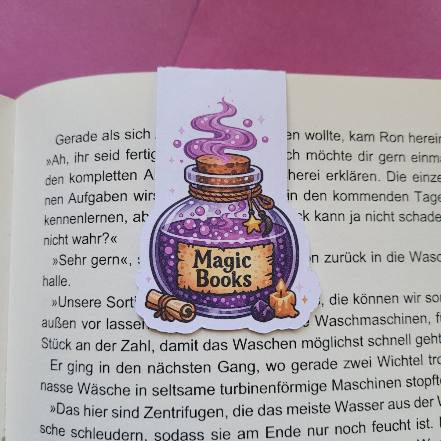Magnet-Lesezeichen „Zaubertrank Magic Books“ 🧪📖✨