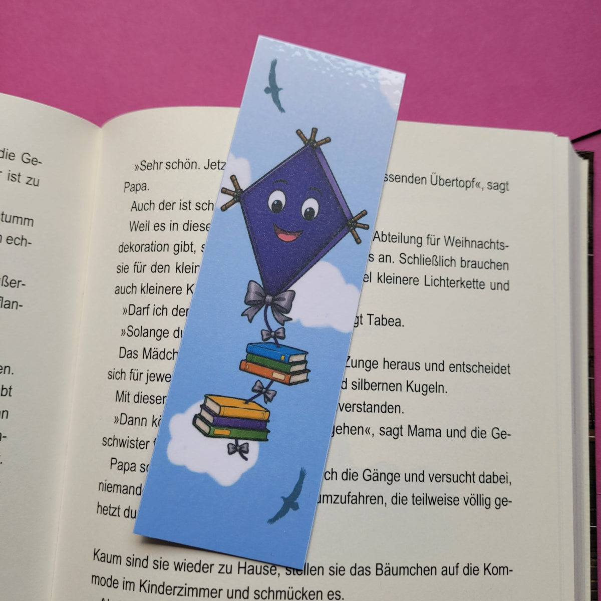 Standard-Lesezeichen "Bücherdrachen"