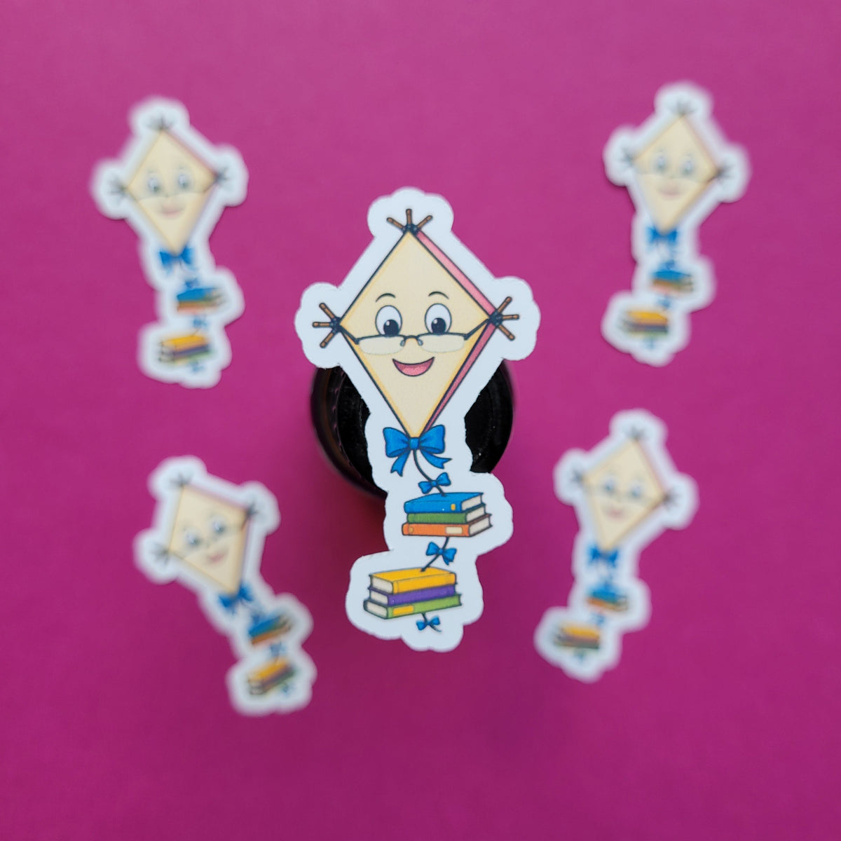Sticker „Bücherdrachen"