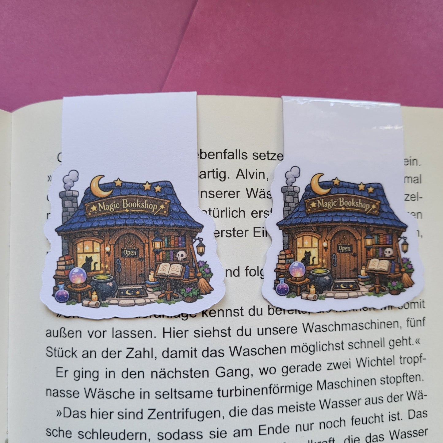 Magnet-Lesezeichen „Magic Bookshop“ 📖✨🌙