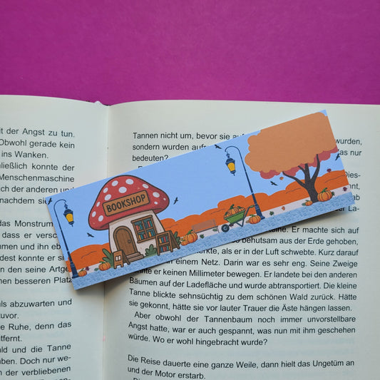 Standard-Lesezeichen Buchhandlung Fliegenpilz klassisch