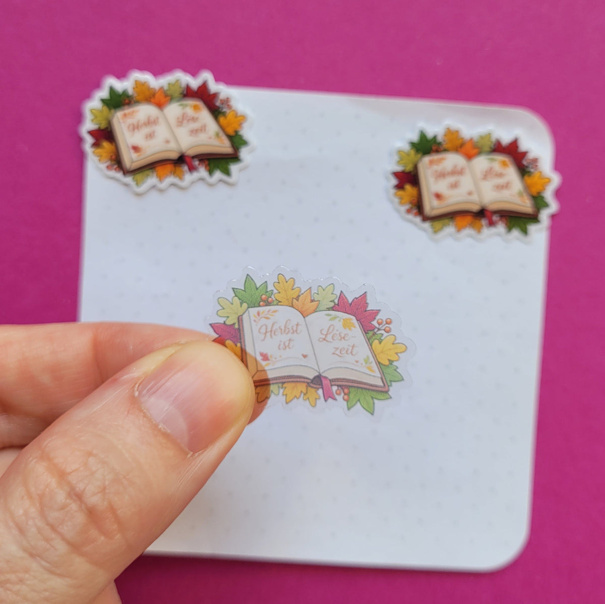 Sticker „Herbst ist Lesezeit"