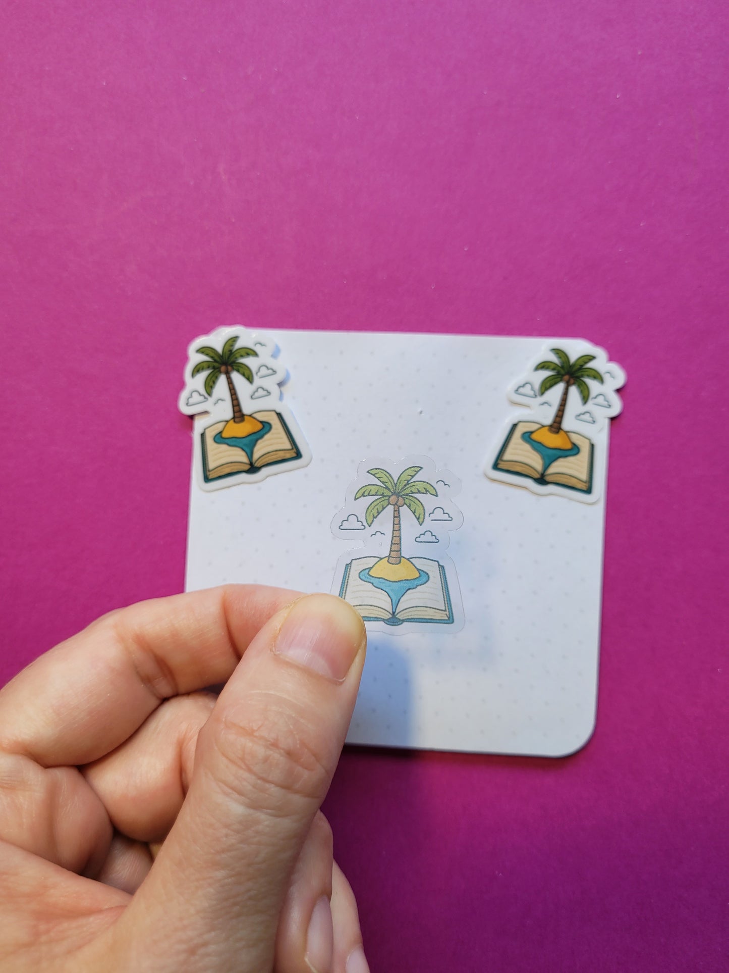 Sticker „Leseinsel“ - Dein Bücherurlaub zum Aufkleben 🏝️📚☀️✨