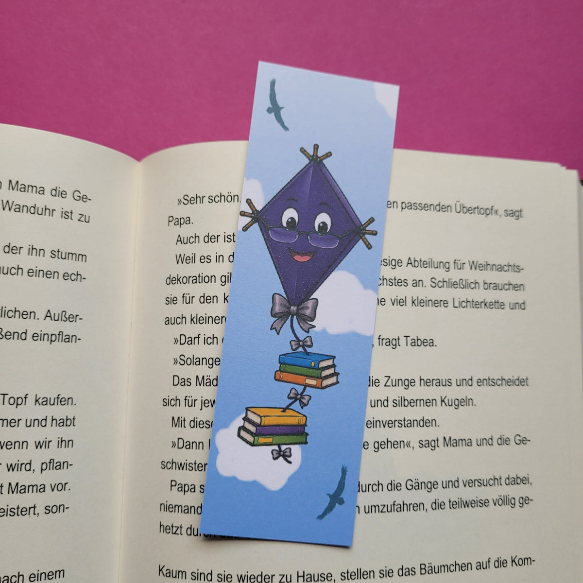 Standard-Lesezeichen "Bücherdrachen"