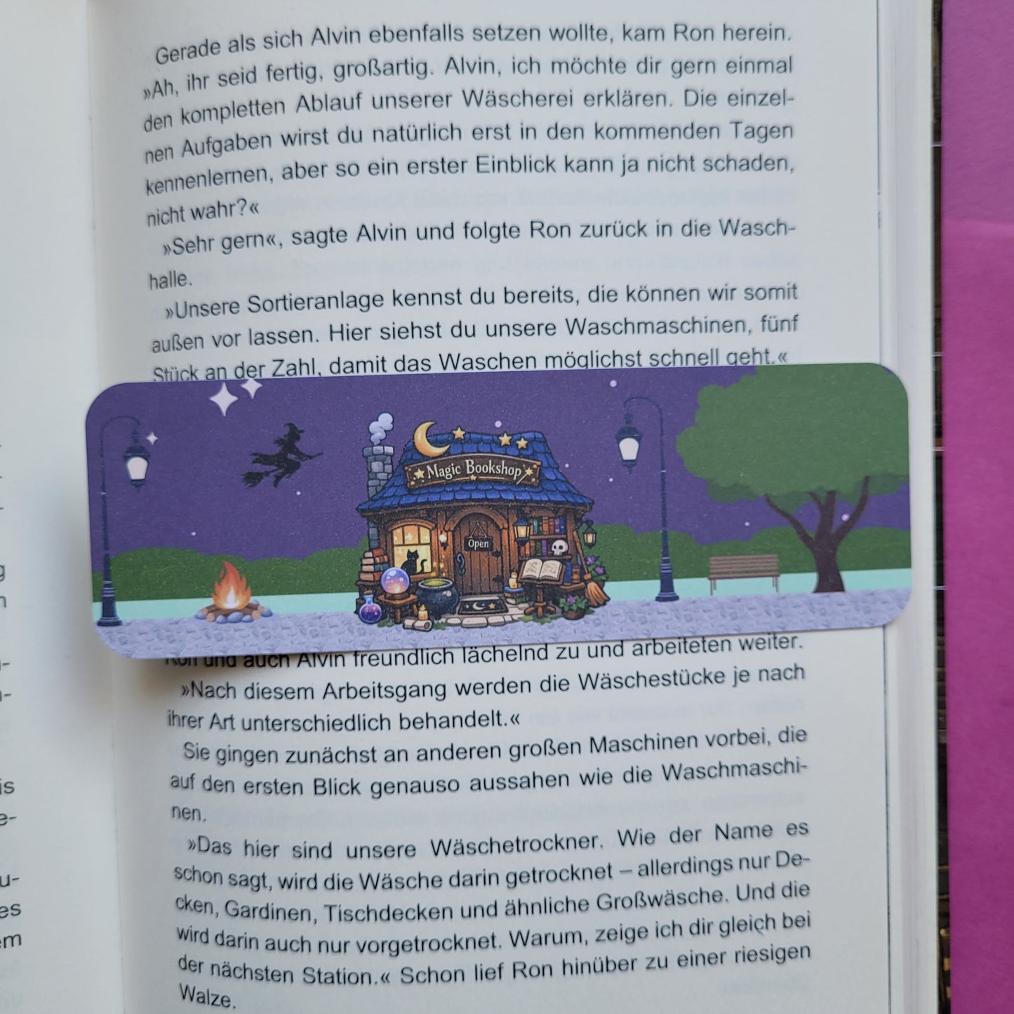 Standard-Lesezeichen „Magic Bookshop“ 📖✨🌙