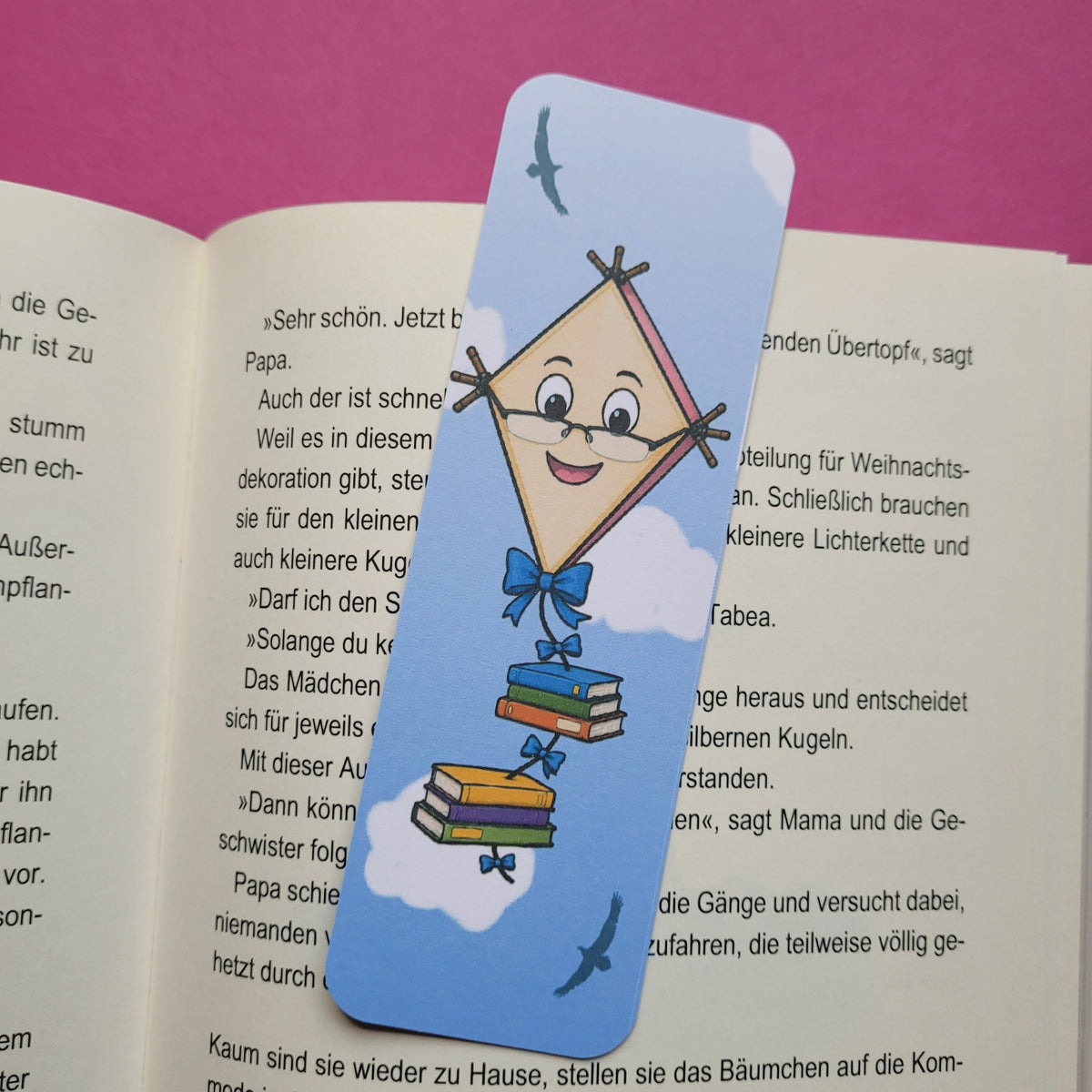 Standard-Lesezeichen "Bücherdrachen"