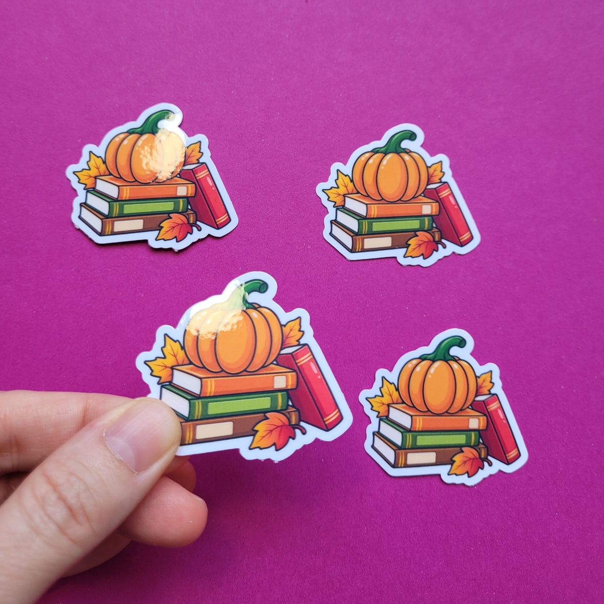 Sticker „Herbstbücher"