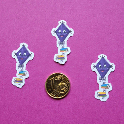 Sticker „Bücherdrachen"