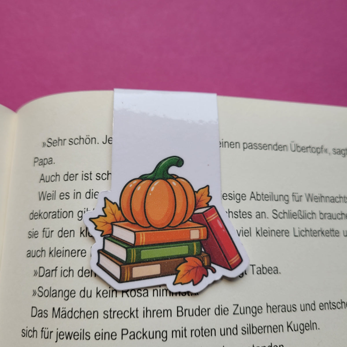 Magnet-Lesezeichen "Herbstbücher"