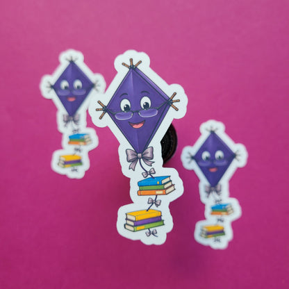 Sticker „Bücherdrachen"