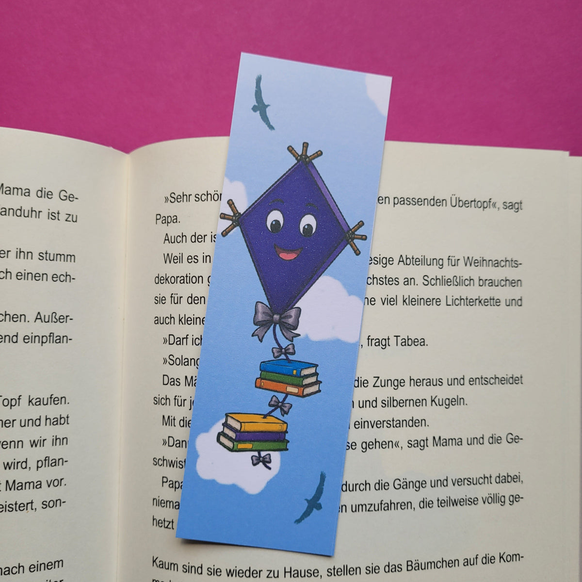 Standard-Lesezeichen "Bücherdrachen"