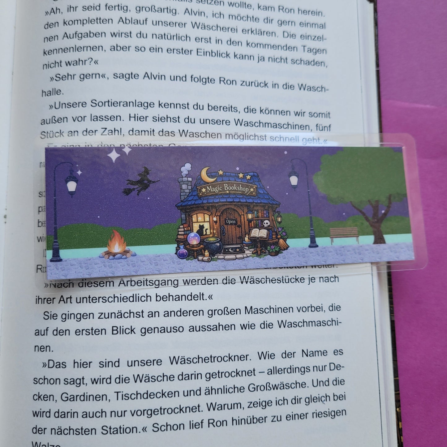Standard-Lesezeichen „Magic Bookshop“ 📖✨🌙