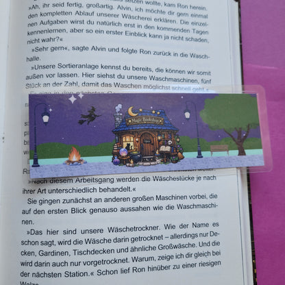 Standard-Lesezeichen „Magic Bookshop“ 📖✨🌙