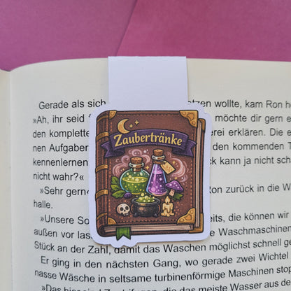 Magnet-Lesezeichen „Buch der Zaubertränke“ 📖🧪🌙
