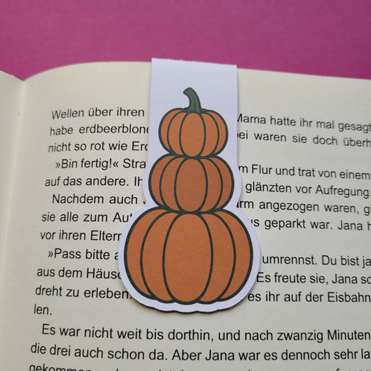 Magnet-lesezeichen Kürbisturm matt