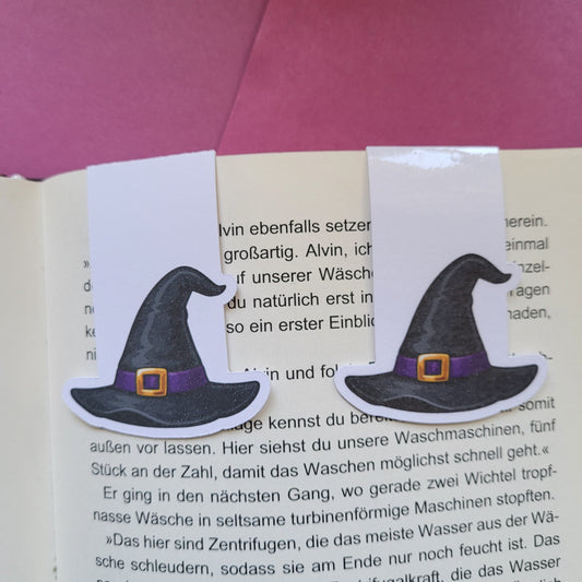 Magnet-Lesezeichen „Hexenhut“ 🧙‍♀️📖✨