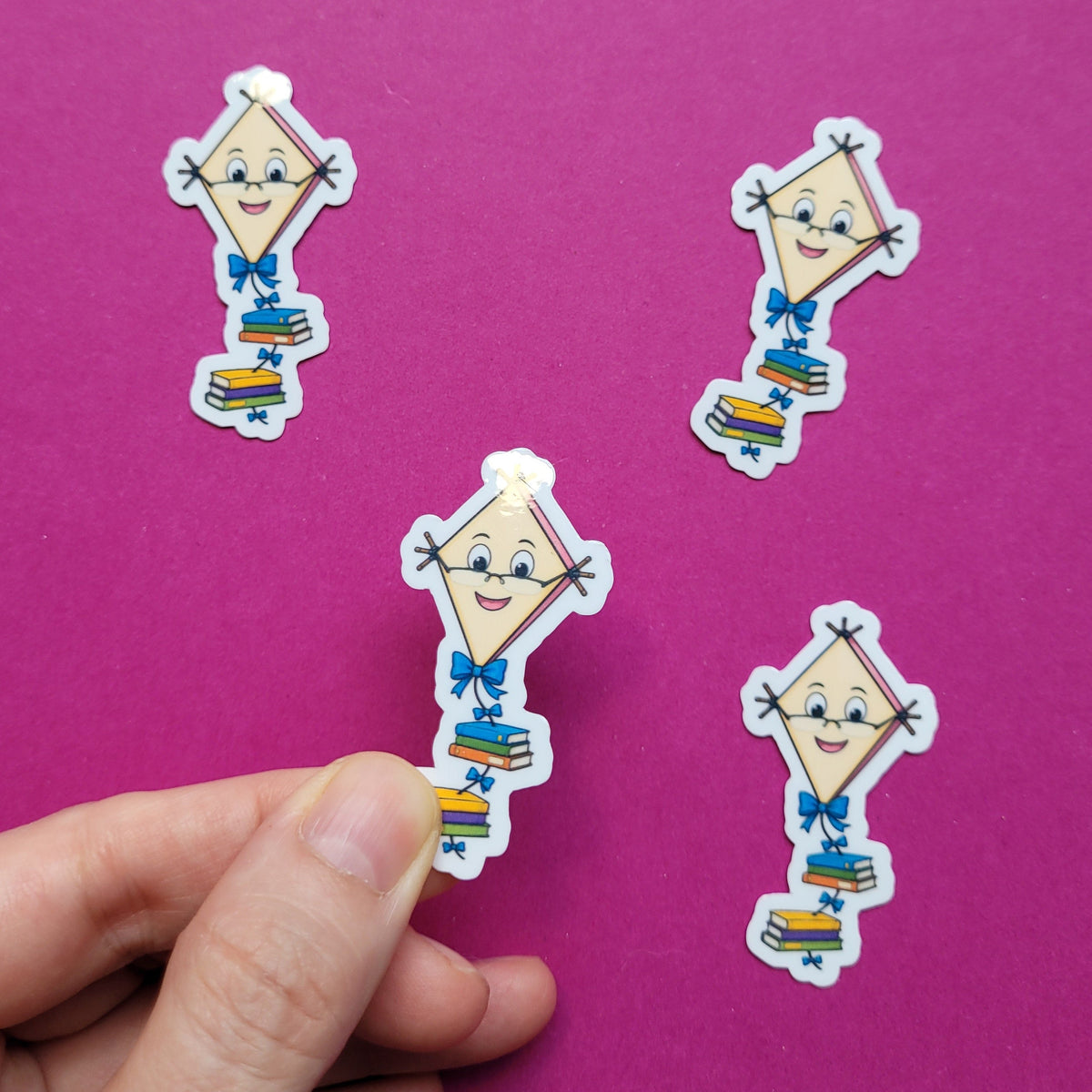 Sticker „Bücherdrachen"