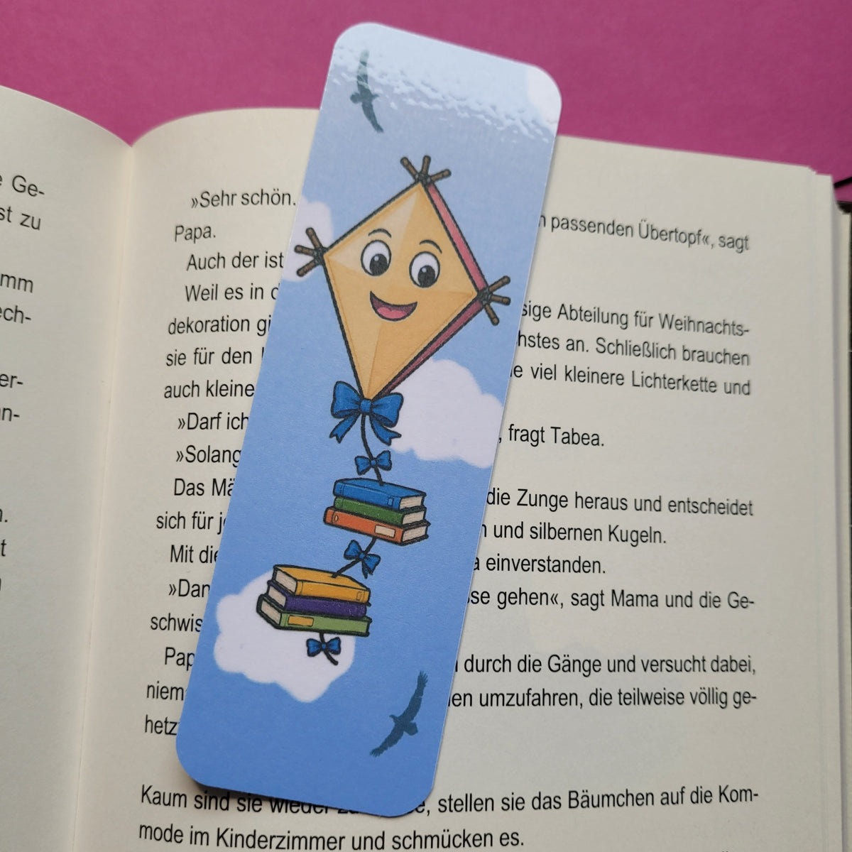 Standard-Lesezeichen "Bücherdrachen"