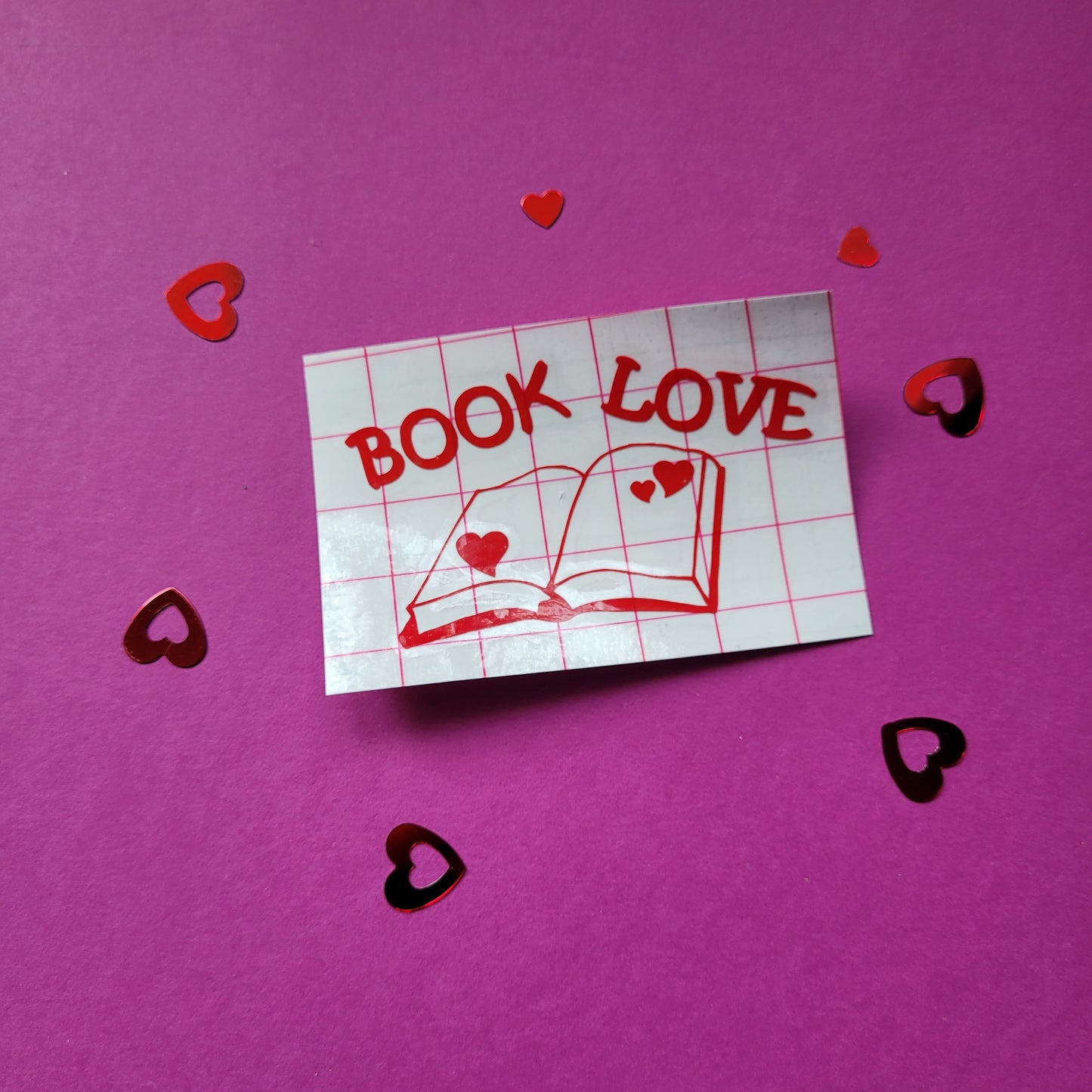 Vinyl-Aufkleber "Book Love"