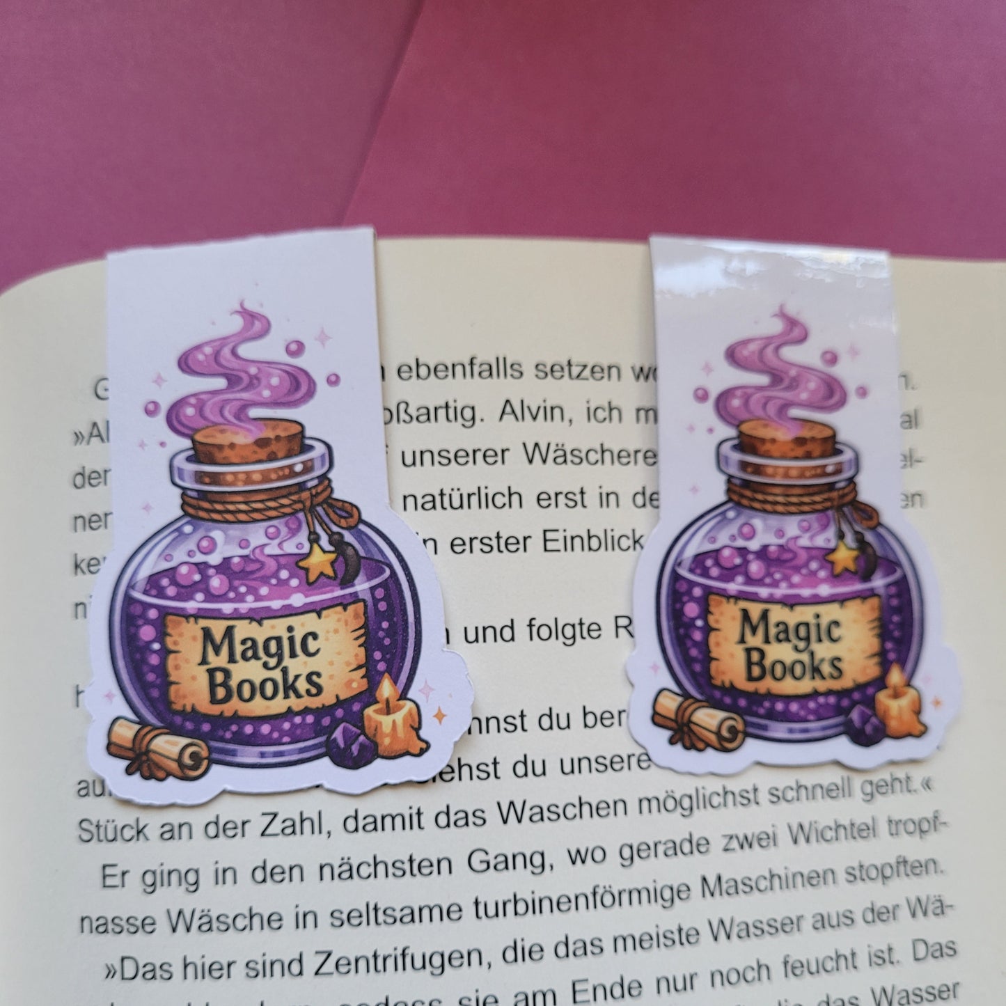 Magnet-Lesezeichen „Zaubertrank Magic Books“ 🧪📖✨