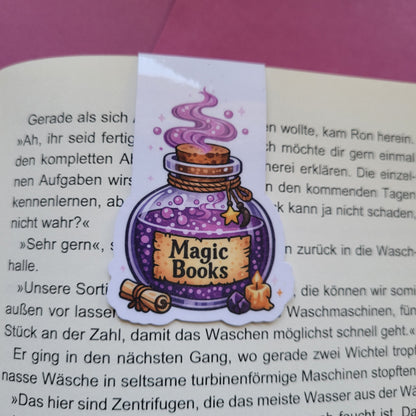 Magnet-Lesezeichen „Zaubertrank Magic Books“ 🧪📖✨