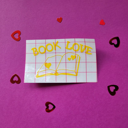 Vinyl-Aufkleber "Book Love"