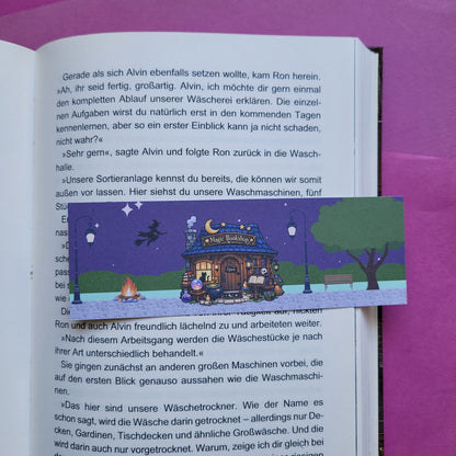Standard-Lesezeichen „Magic Bookshop“ 📖✨🌙