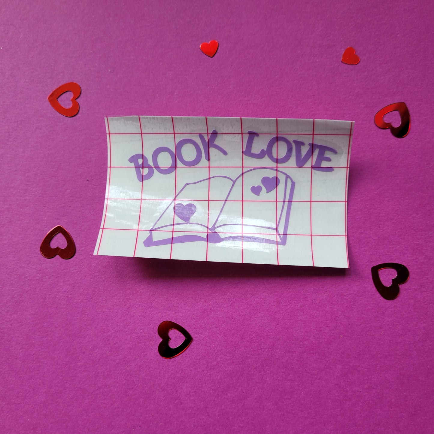 Vinyl-Aufkleber "Book Love"