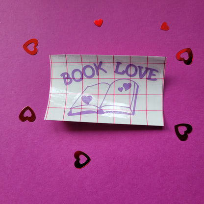 Vinyl-Aufkleber "Book Love"