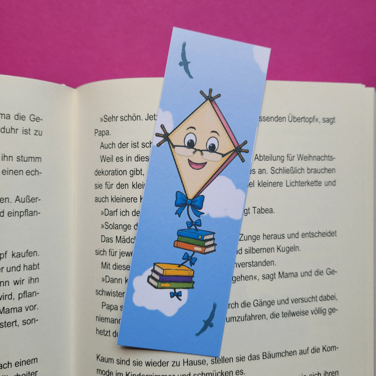 Standard-Lesezeichen "Bücherdrachen"