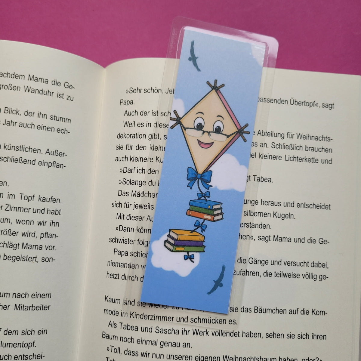 Standard-Lesezeichen "Bücherdrachen"