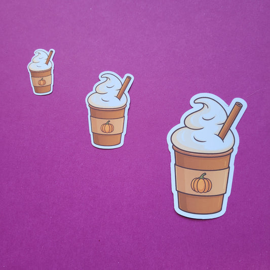 Sticker Pumpkin Spice Latte