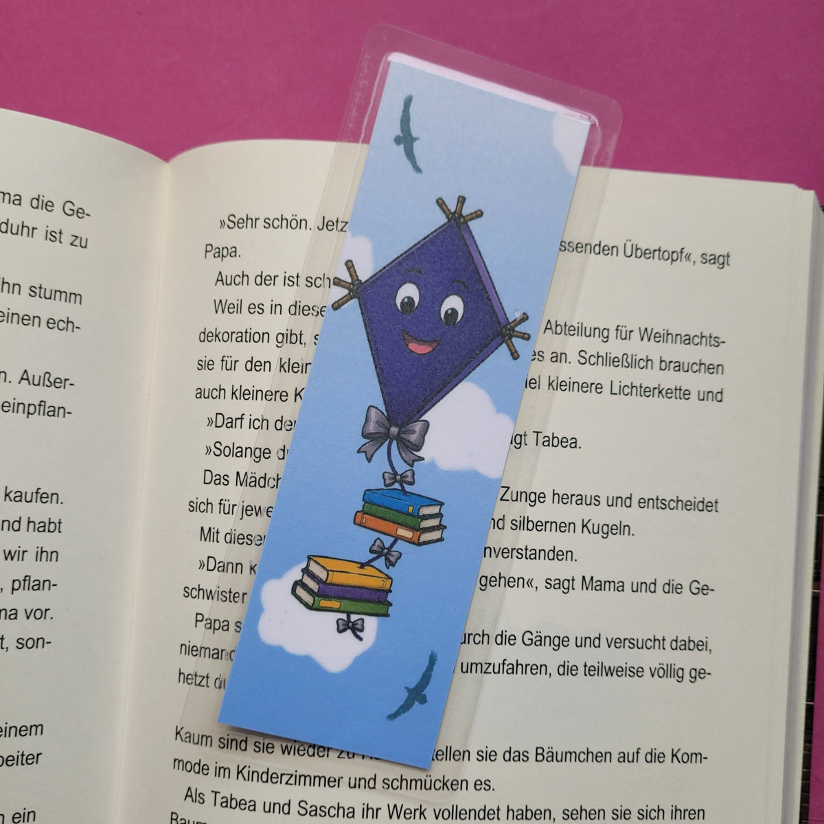Standard-Lesezeichen "Bücherdrachen"