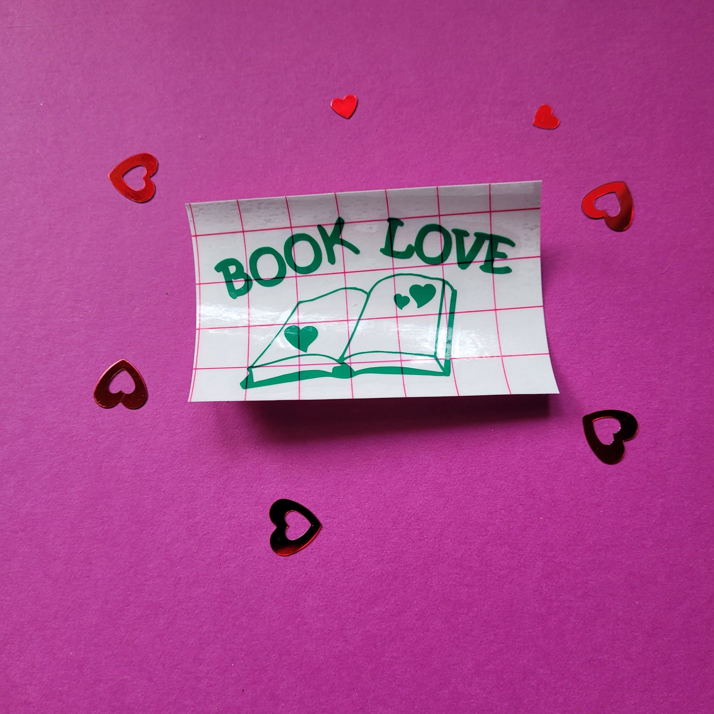 Vinyl-Aufkleber "Book Love"