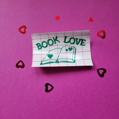 Vinyl-Aufkleber "Book Love"