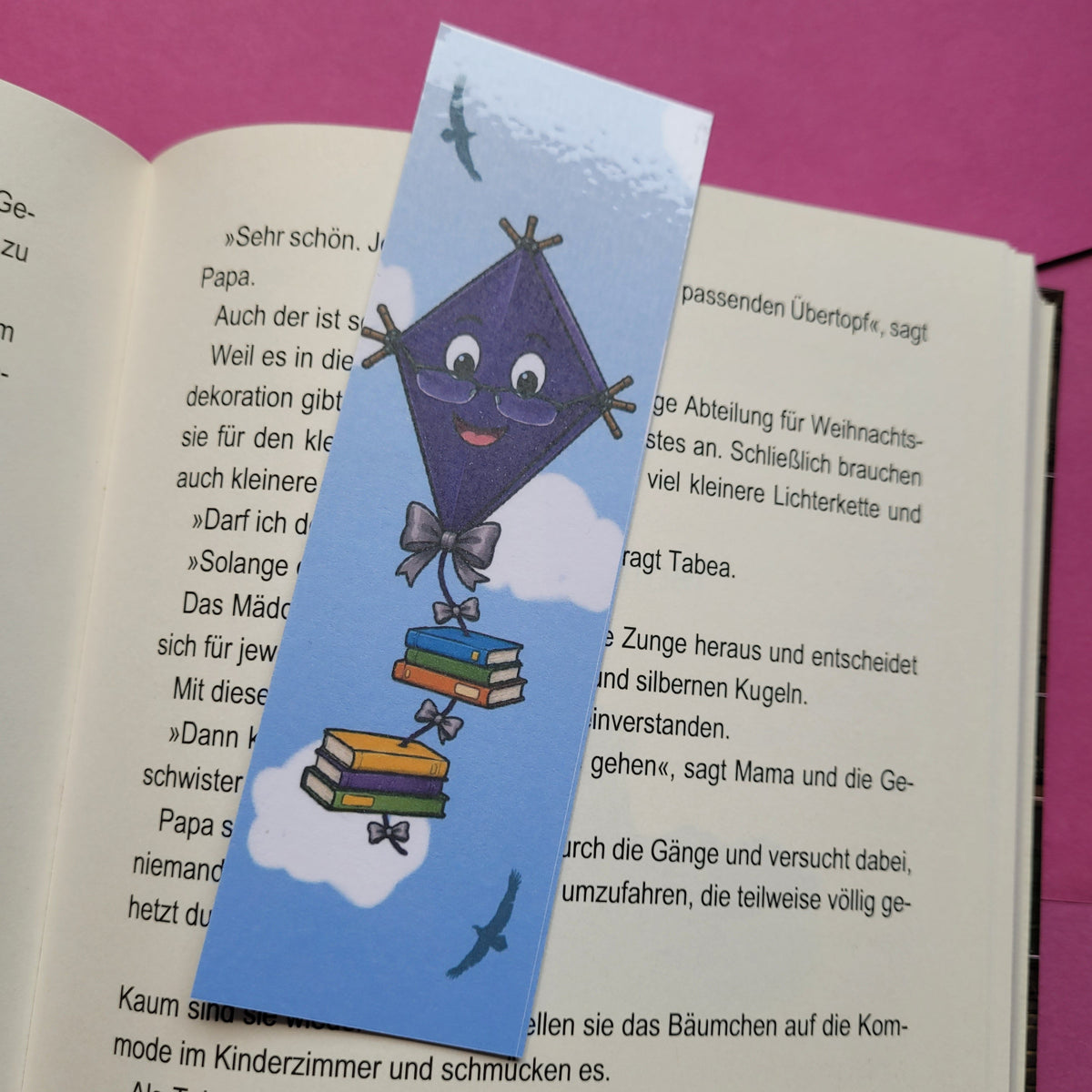 Standard-Lesezeichen "Bücherdrachen"