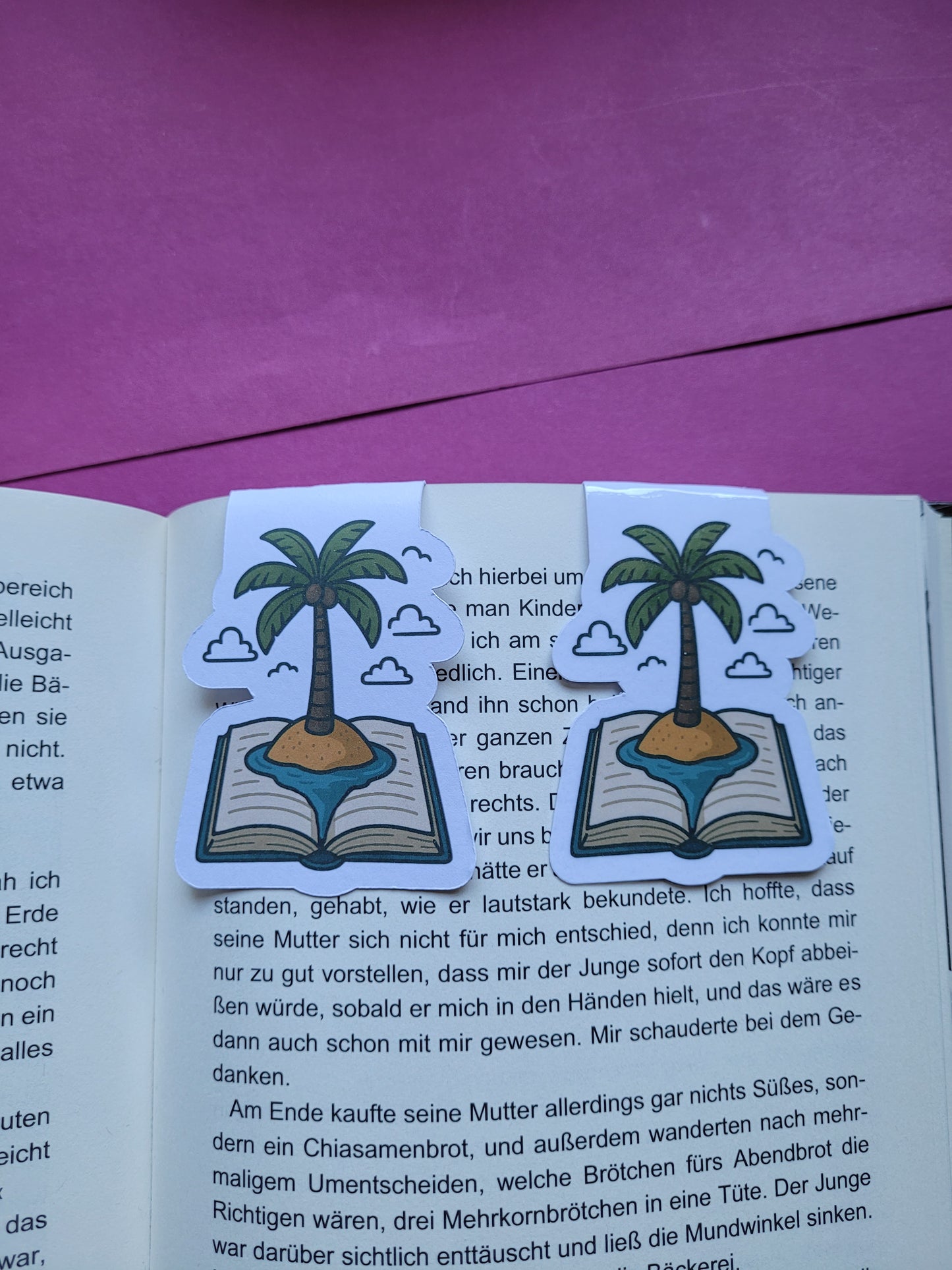 Magnet-Lesezeichen „Leseinsel“ - Dein kleiner Urlaub zwischen den Buchseiten 🏝️📚☀️✨