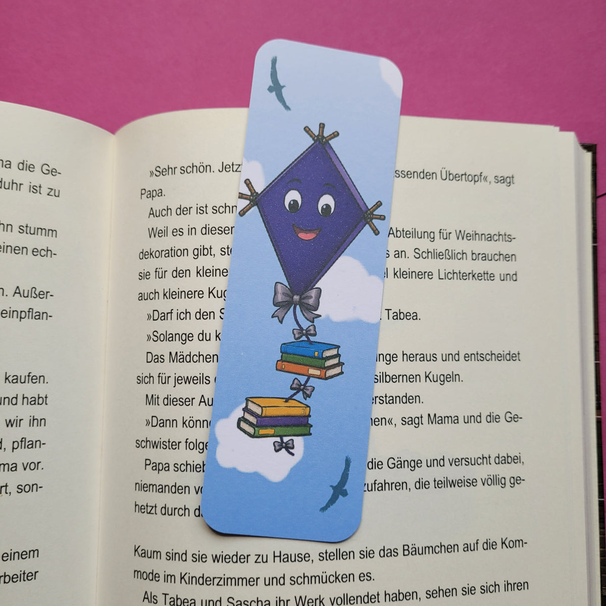 Standard-Lesezeichen "Bücherdrachen"