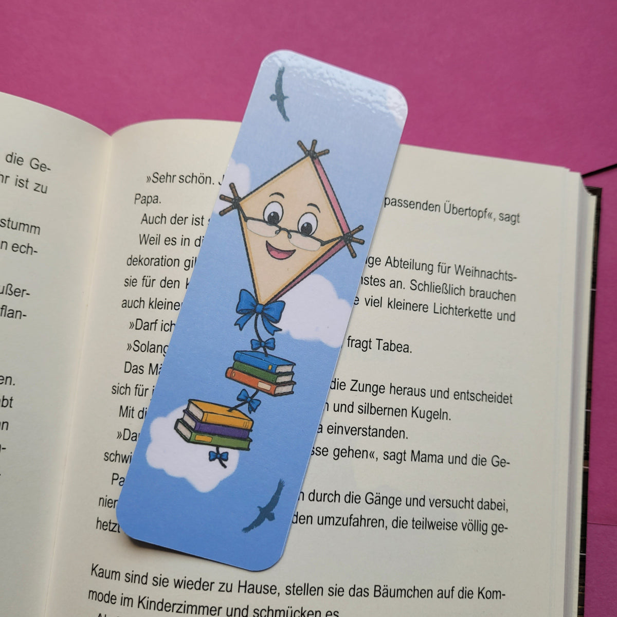 Standard-Lesezeichen "Bücherdrachen"